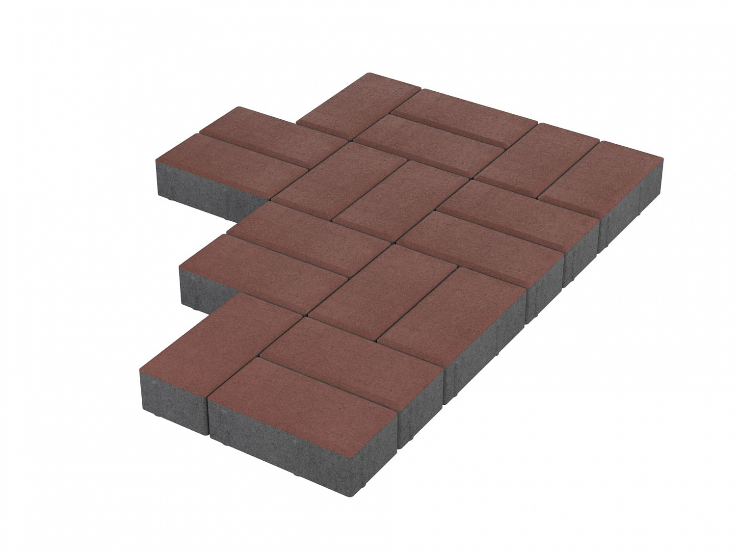 Брусчатка Stellard Прямоугольник 80 мм